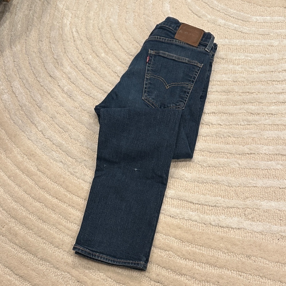 Levi's Dark Blue Straight Jeans